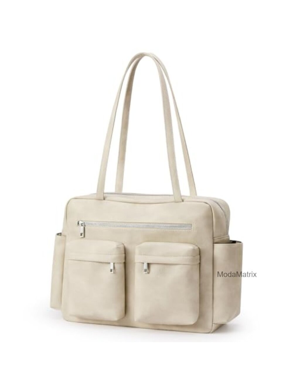 KALIDI Faux Leather Tote Bag Vegan Leather Shoulder Purse